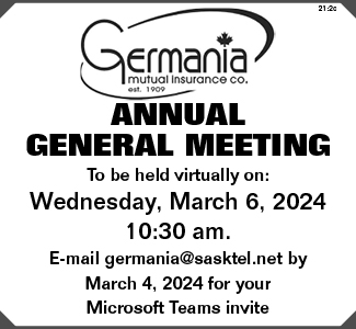 Germanian Annual General  Meeting